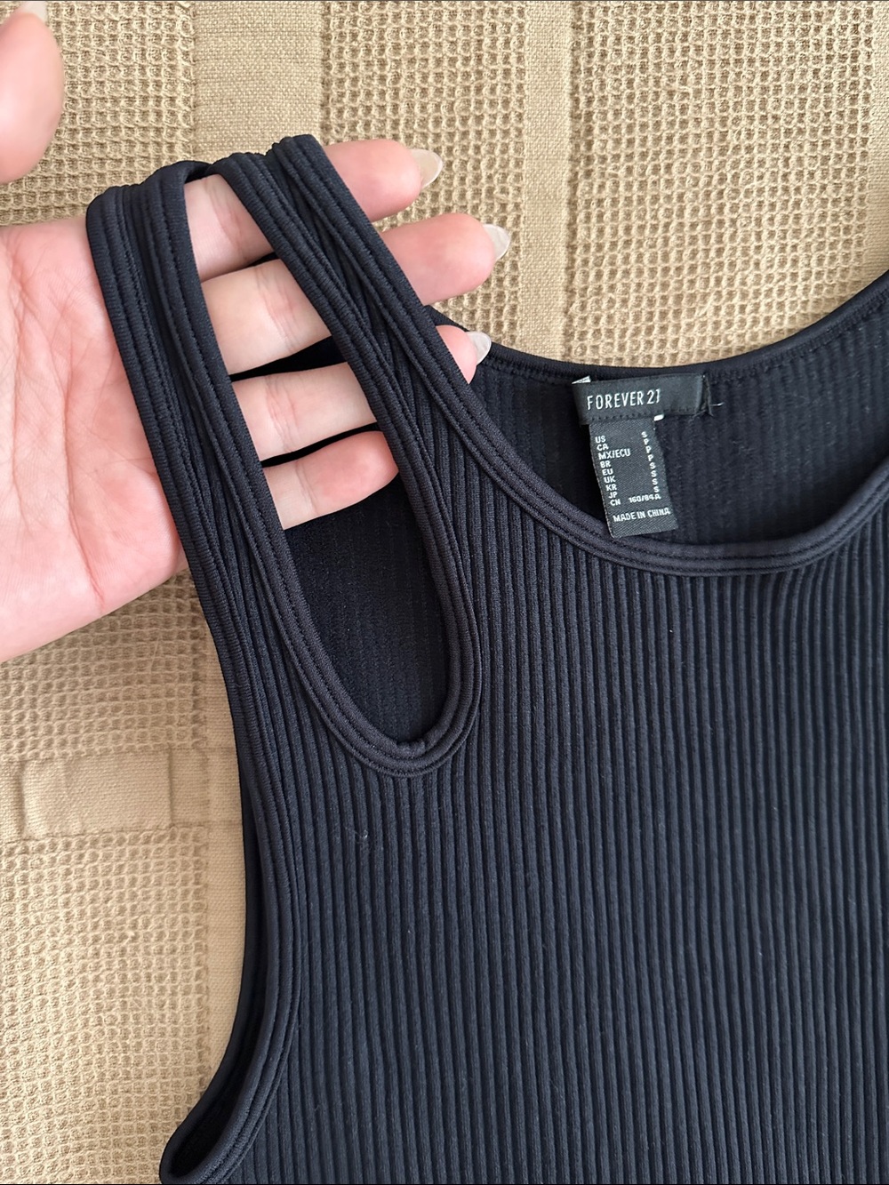 Forever21 Bodycon Ribbed Mini Dress - Picture 5 of 5
